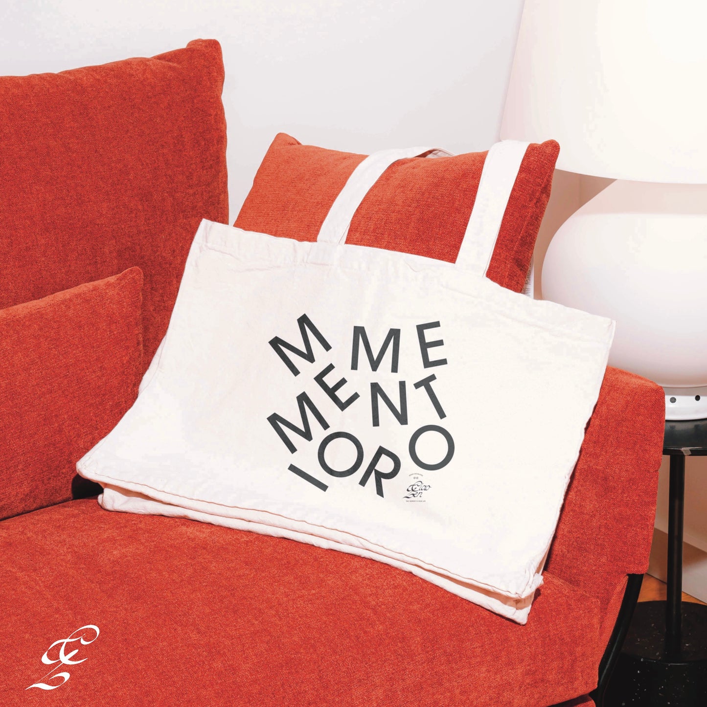 Memento Mori Large Natural Organic Tote