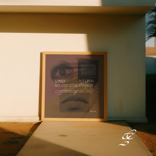 Isolated Little Stranger Print