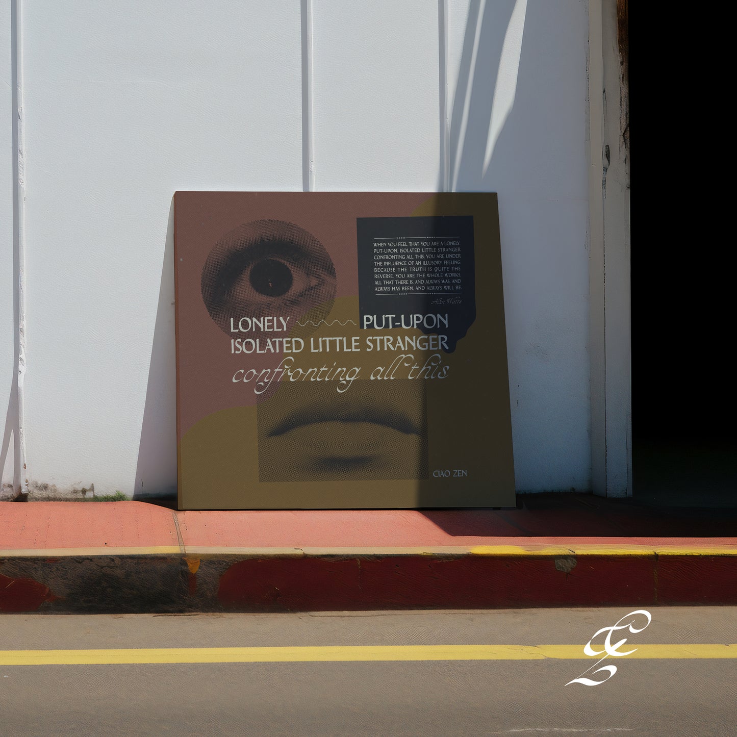 Isolated Little Stranger Print